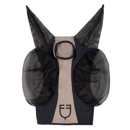 Two tone mesh anti-fly mask.