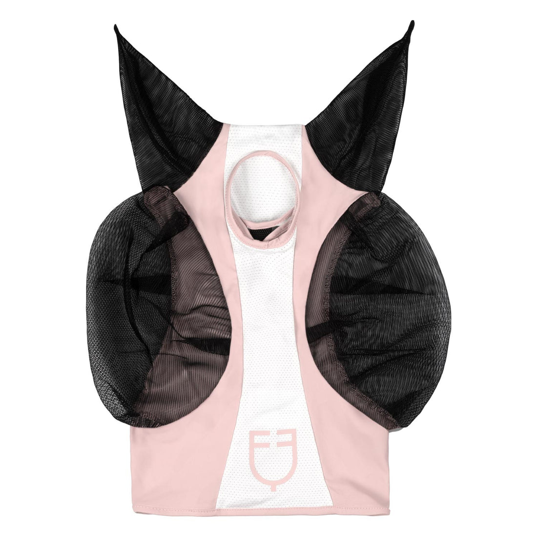 Two tone mesh anti-fly mask.