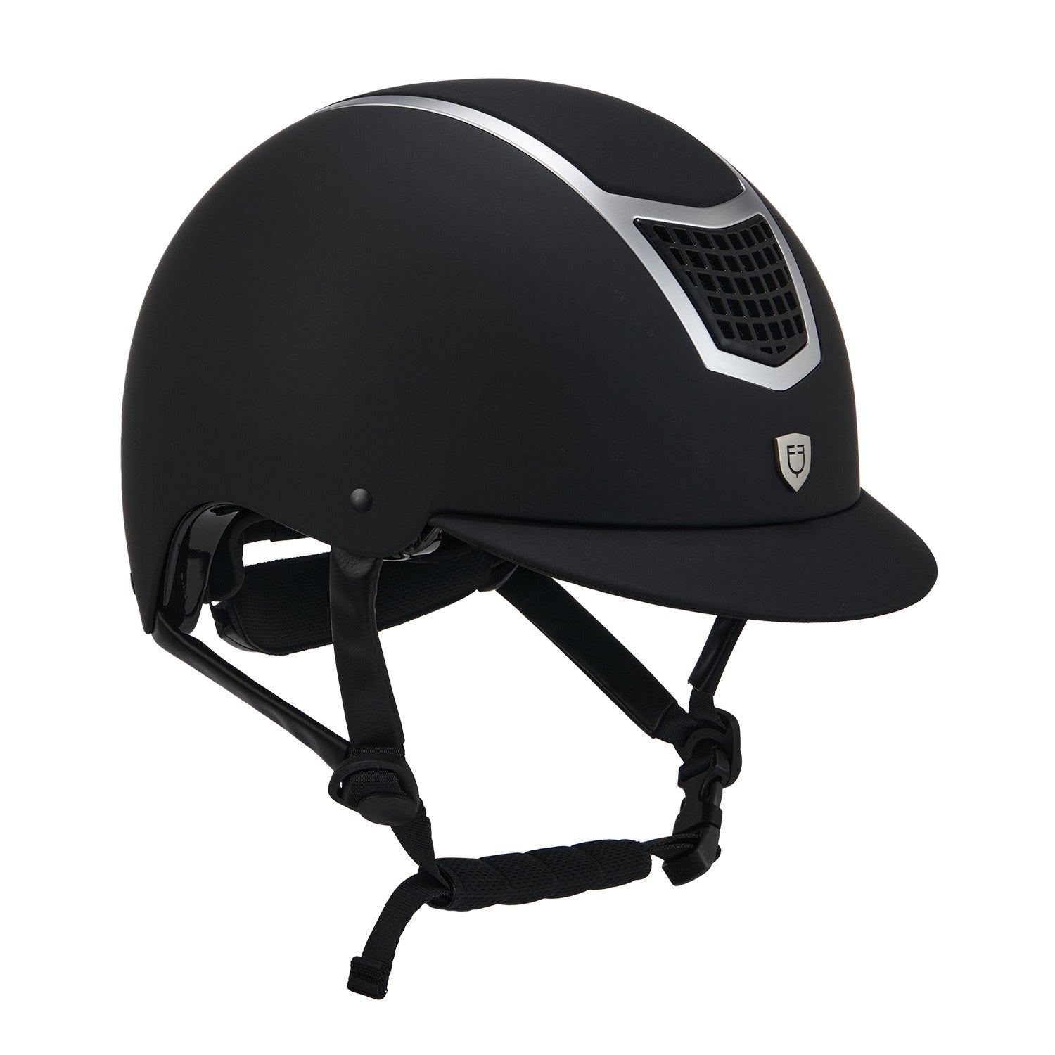 Ultra light helmet with polished frame homologation EN 1384-2023.