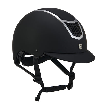 Ultra light helmet with polished frame homologation EN 1384-2023.