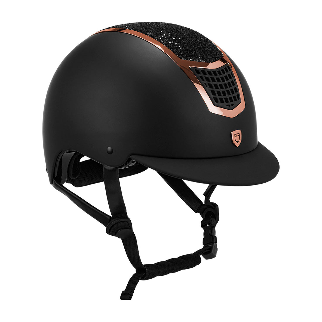 Helmet with rhinestones EN 1384-2023 homologation.