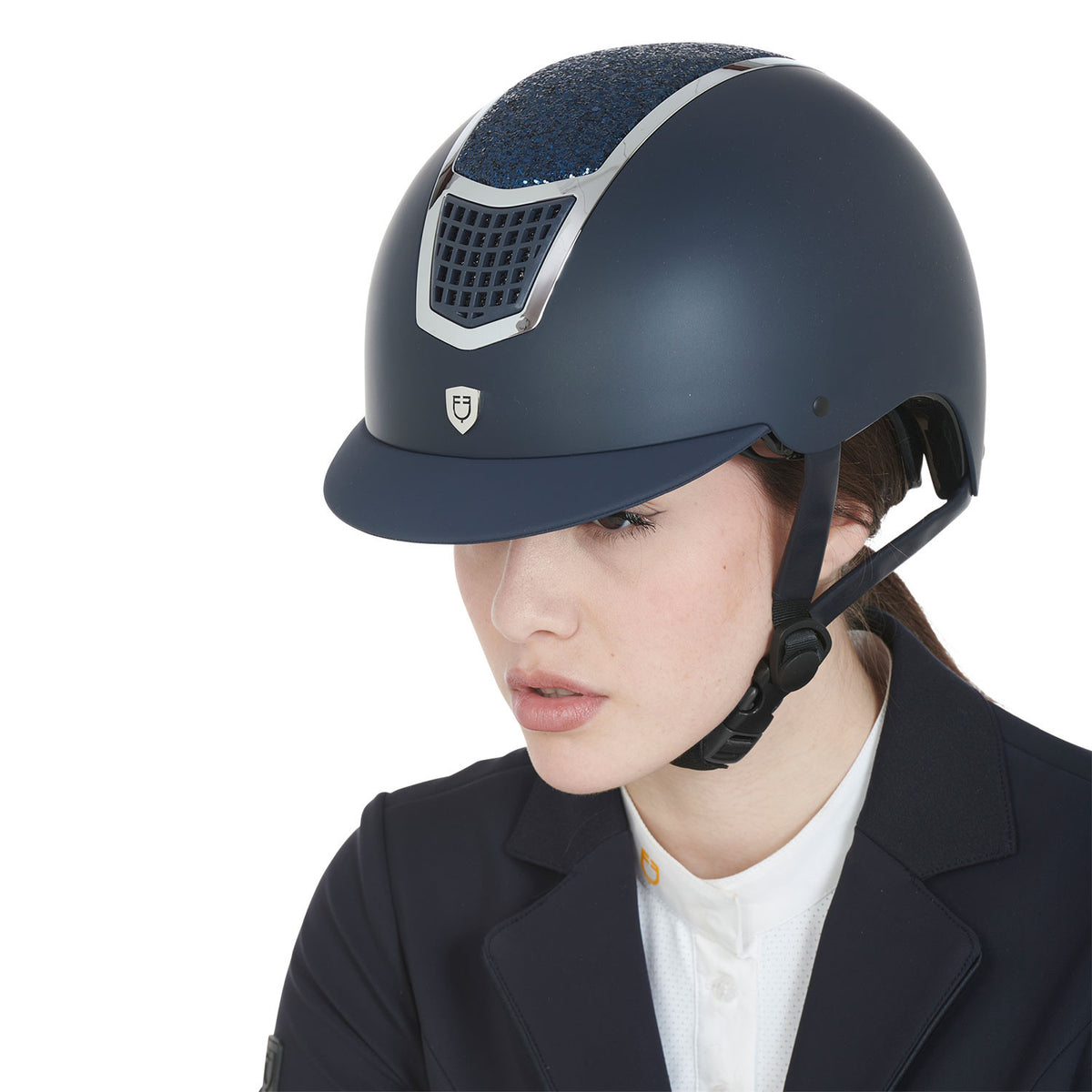 Helmet with rhinestones EN 1384-2023 homologation