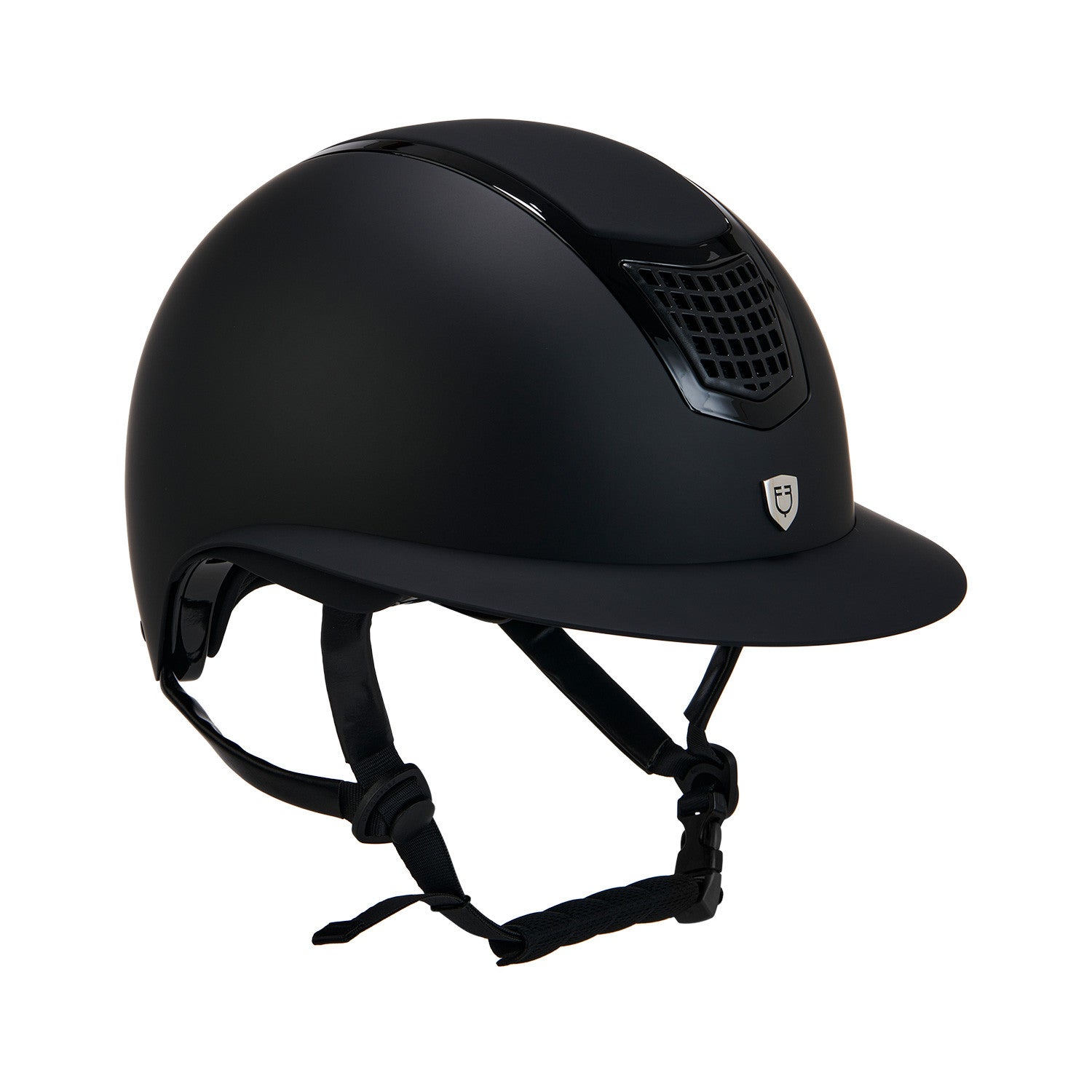 Ultra-light helmet in resistant matte plastic EN 1384-2023 homologation.