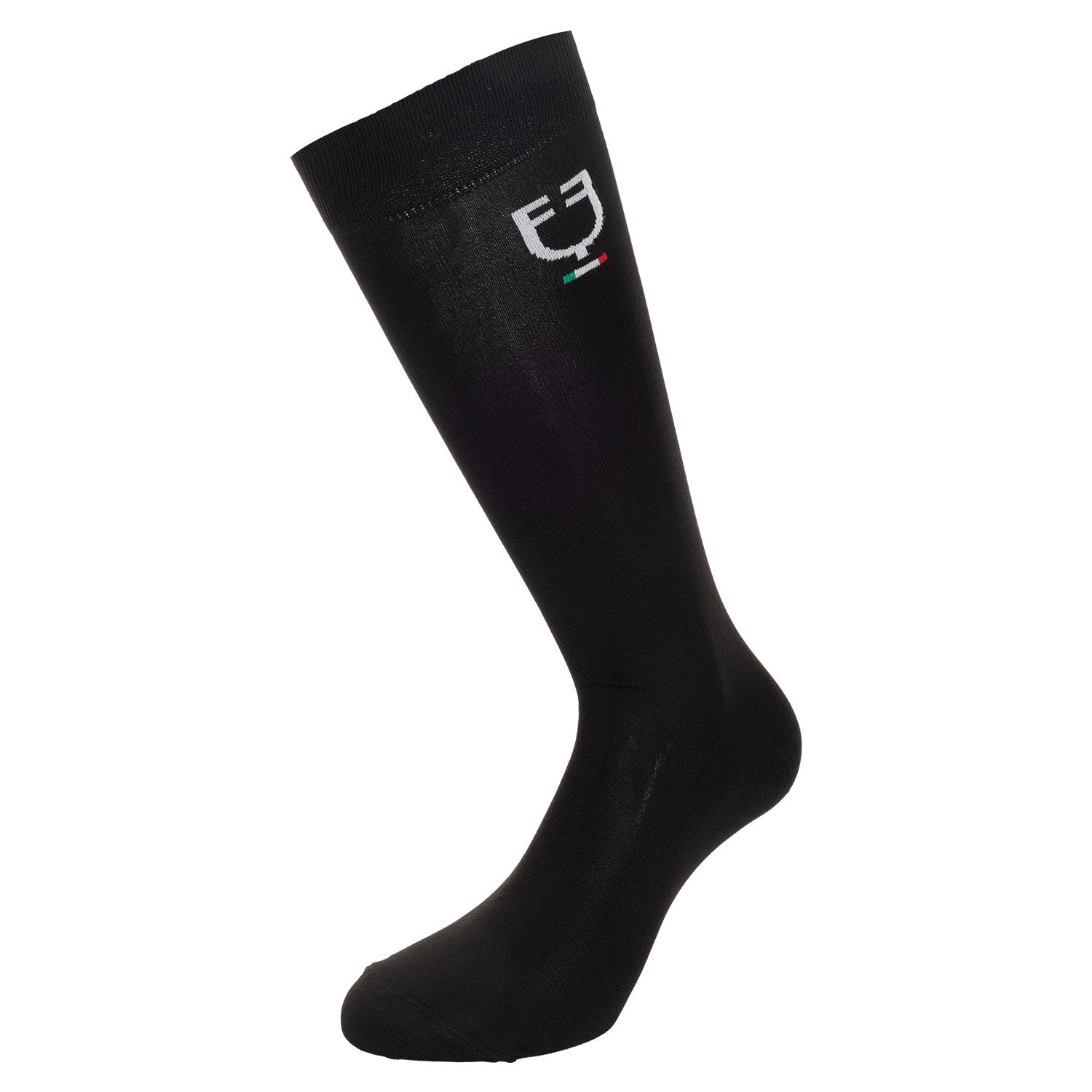 Stretch technical sock with Italian flag.