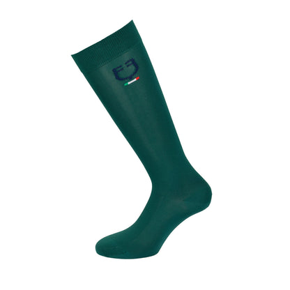 Stretch technical sock with Italian flag