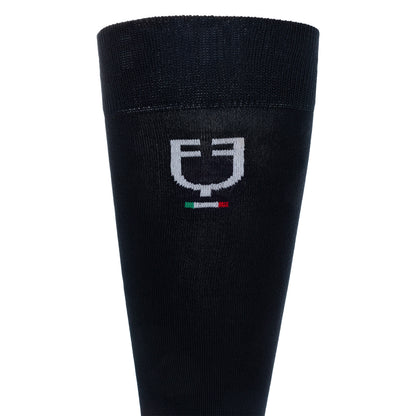 Stretch technical sock with Italian flag