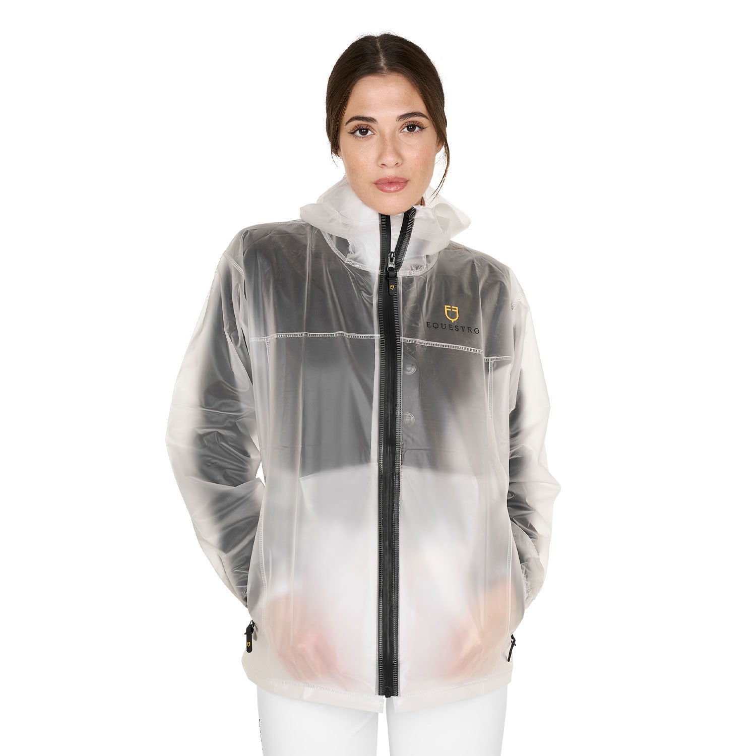 Unisex basic raincoat.