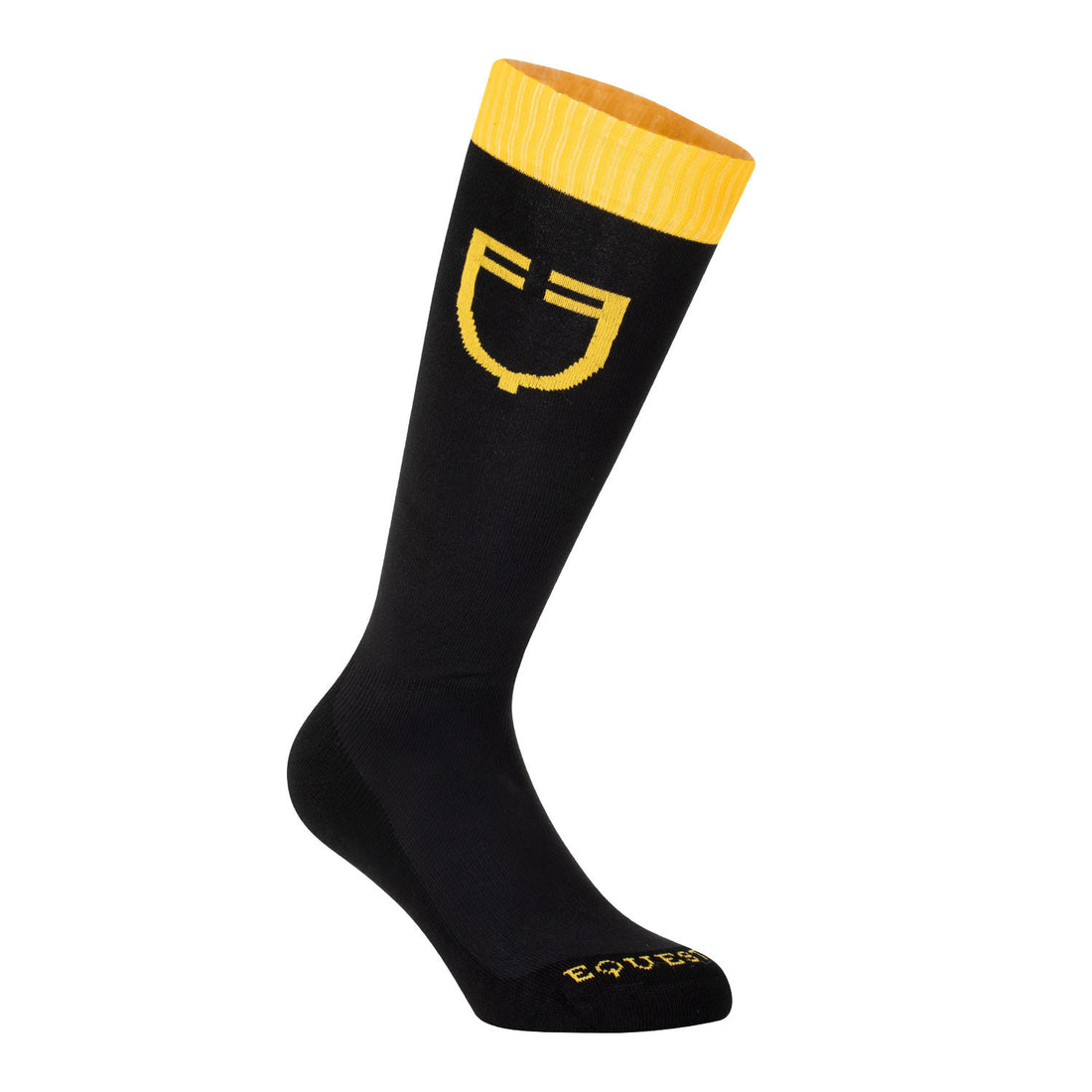 Stretch technical sock with contrasting logo.