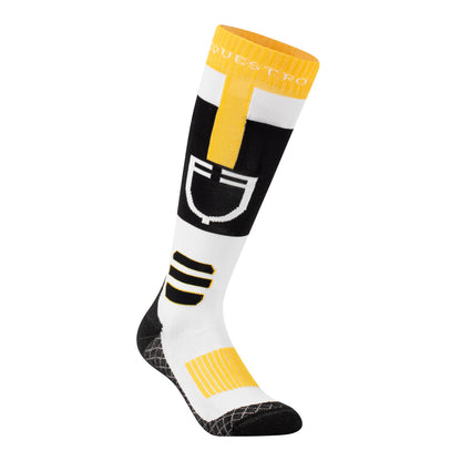 Sock in technical and breathable fabric with logo.