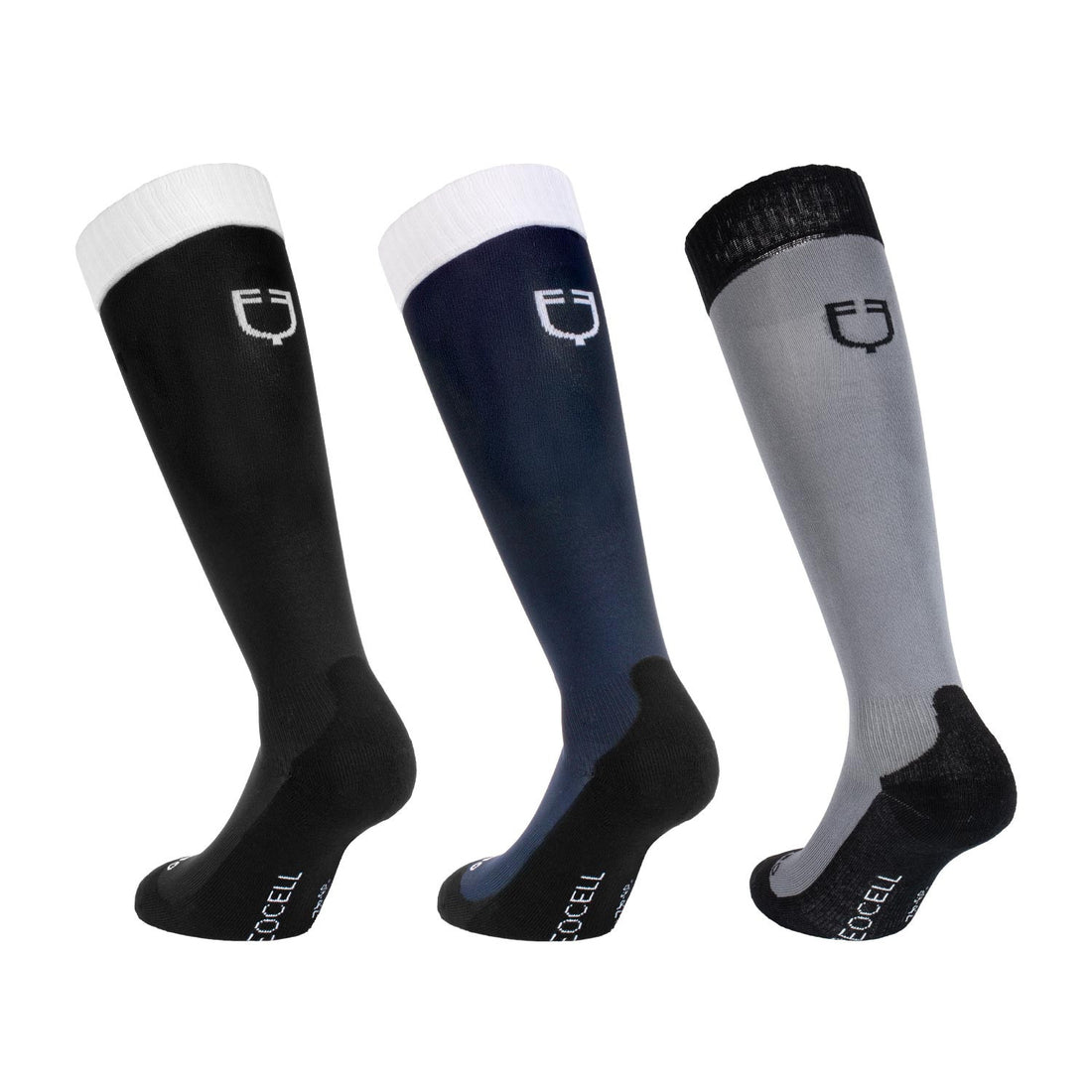 3 pcs set unisex Basic technical socks.