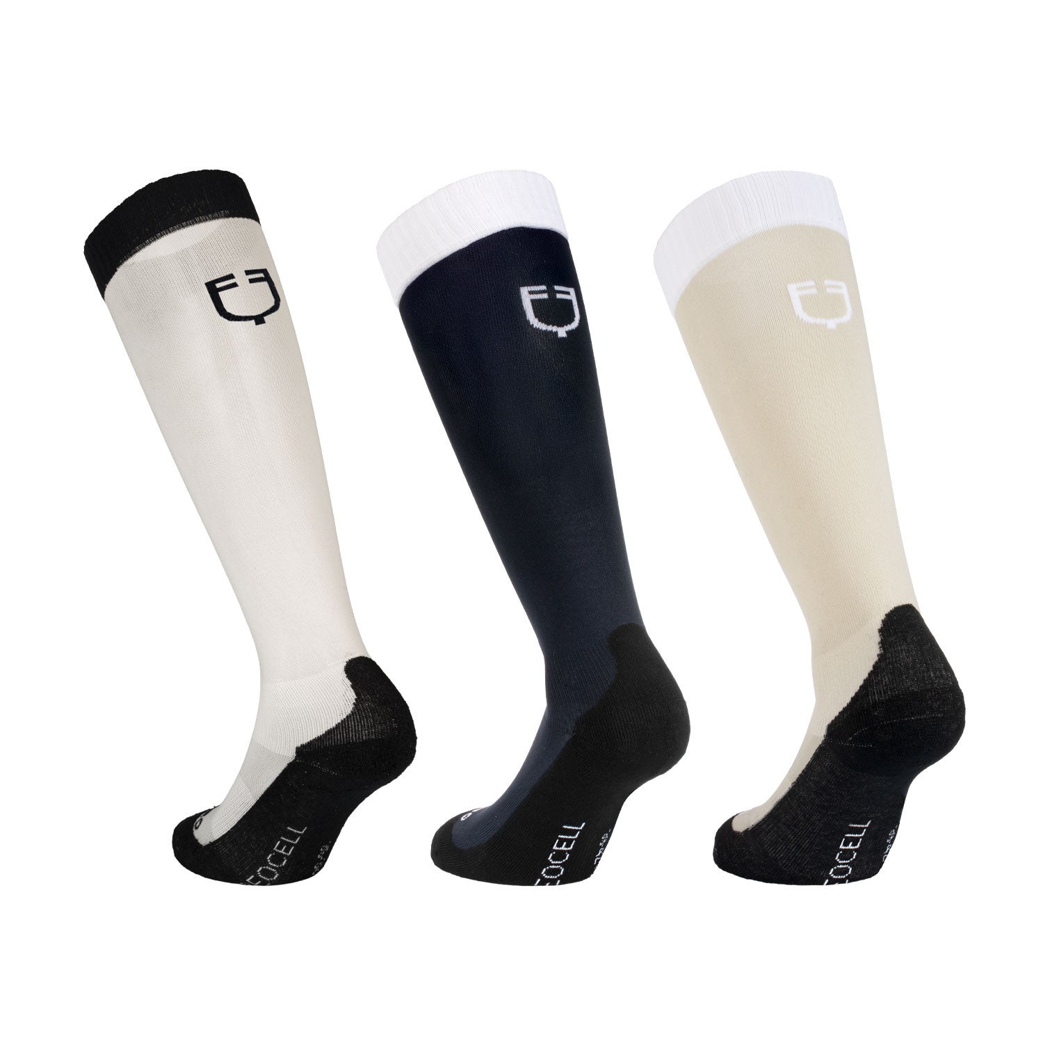3 pcs set unisex Basic technical socks.
