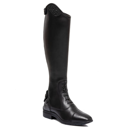 Unisex boots with laces and multilogo insert