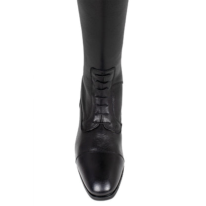 Unisex calfskin boots with front laces