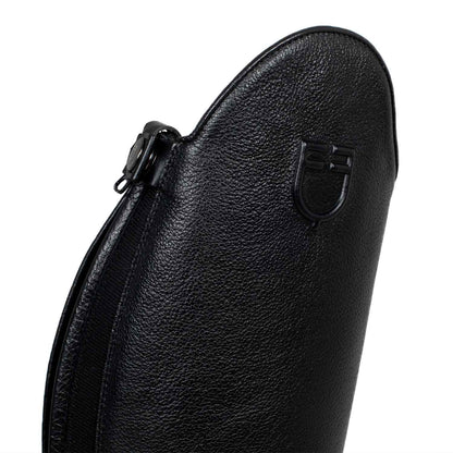 Unisex calfskin boots with front laces