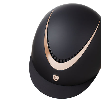 Unisex helmet with shiny frame homologation EN 1384-2023