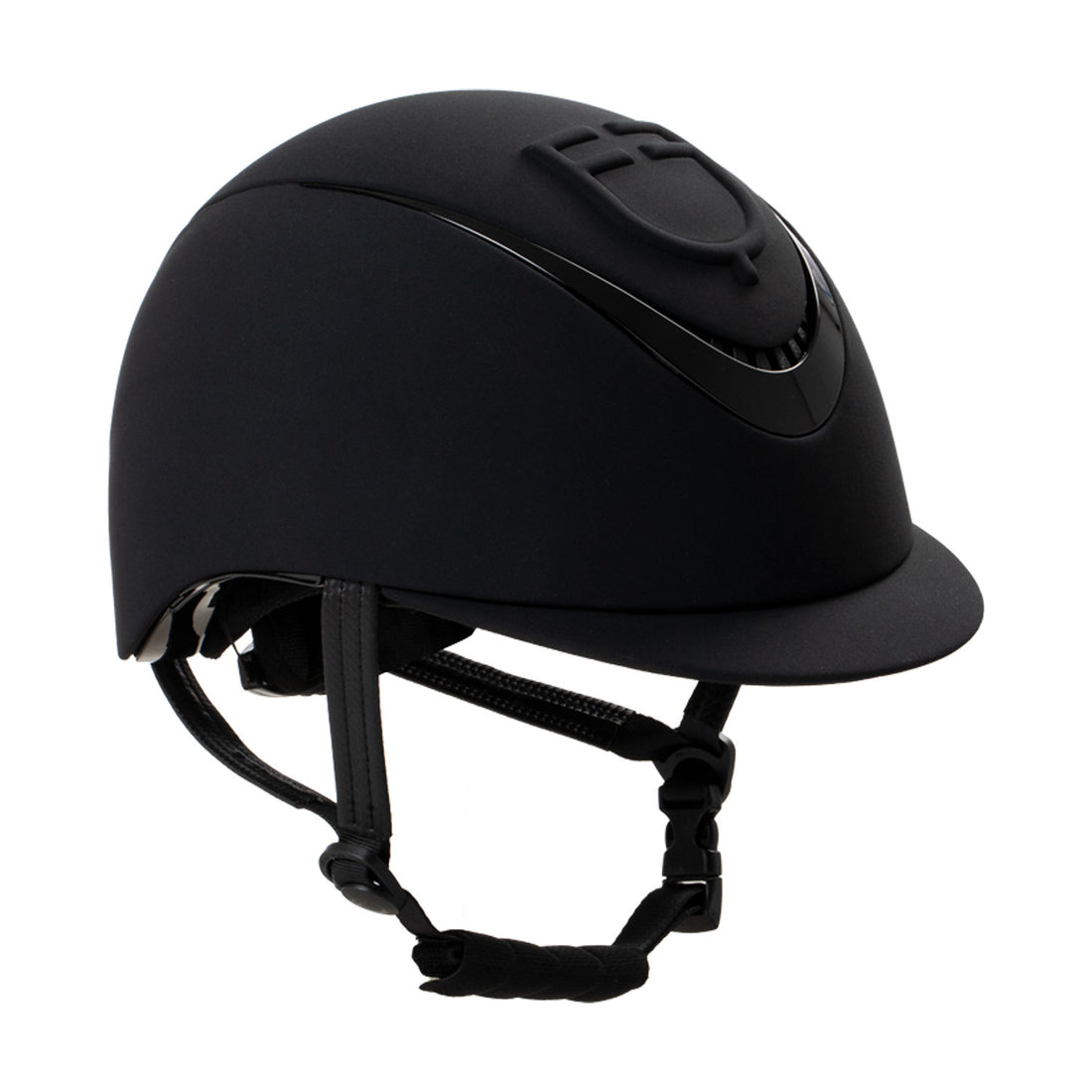 Unisex helmet with embossed logo homologation EN 1384-2023.