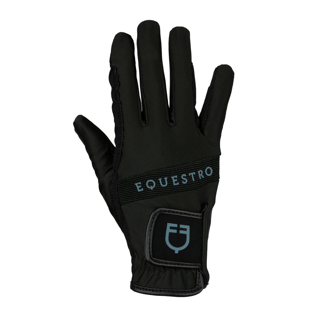 Gloves in technical fabric with multicolor logo.
