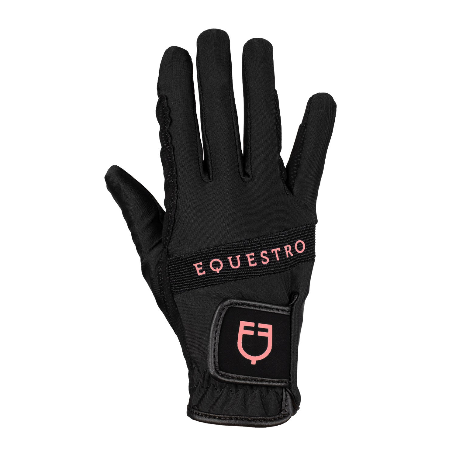 Gloves in technical fabric with multicolor logo.