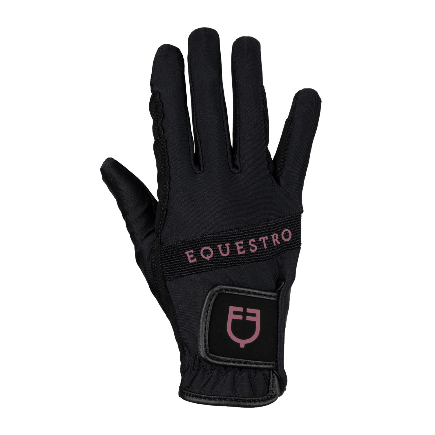 Gloves in technical fabric with multicolor logo.