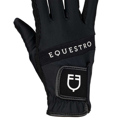Gloves in technical fabric with multicolor logo