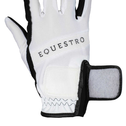 Gloves in technical fabric with multicolor logo
