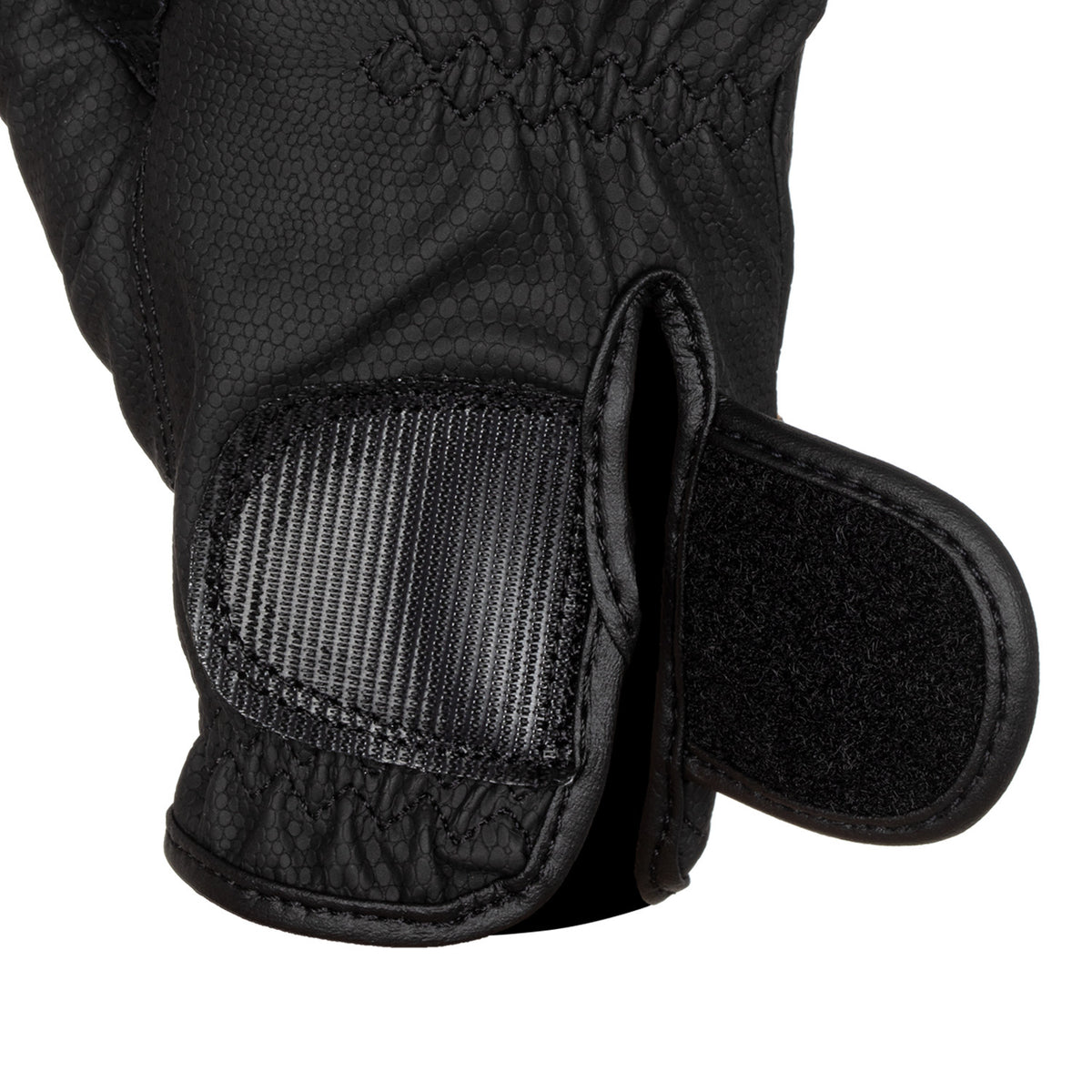 Unisex gloves in soft synthetic leather with hook-and-loop fastening