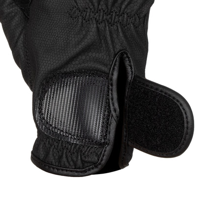 Unisex gloves in soft synthetic leather with hook-and-loop fastening