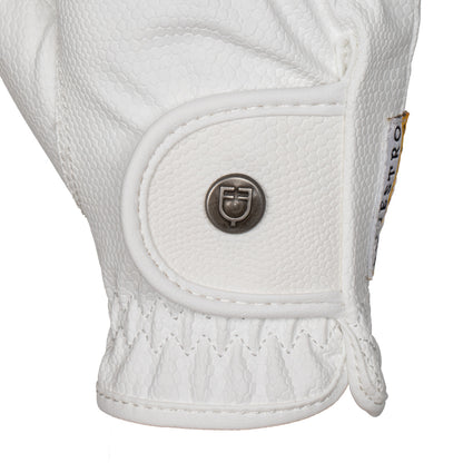 Unisex gloves in soft synthetic leather with hook-and-loop fastening