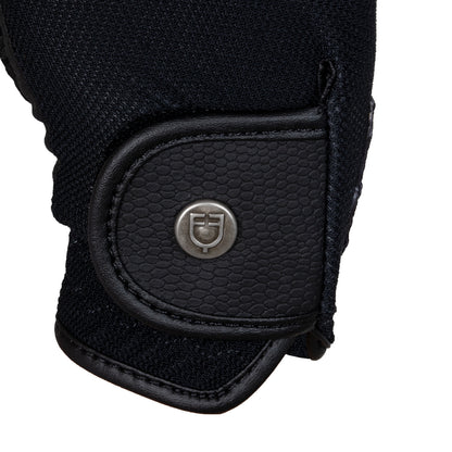 Unisex gloves in technical fabric and mesh