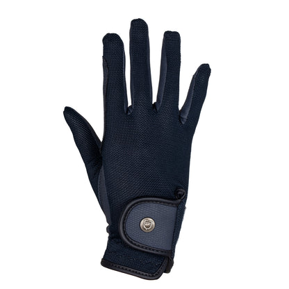 Unisex gloves in technical fabric and mesh.