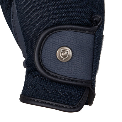 Unisex gloves in technical fabric and mesh
