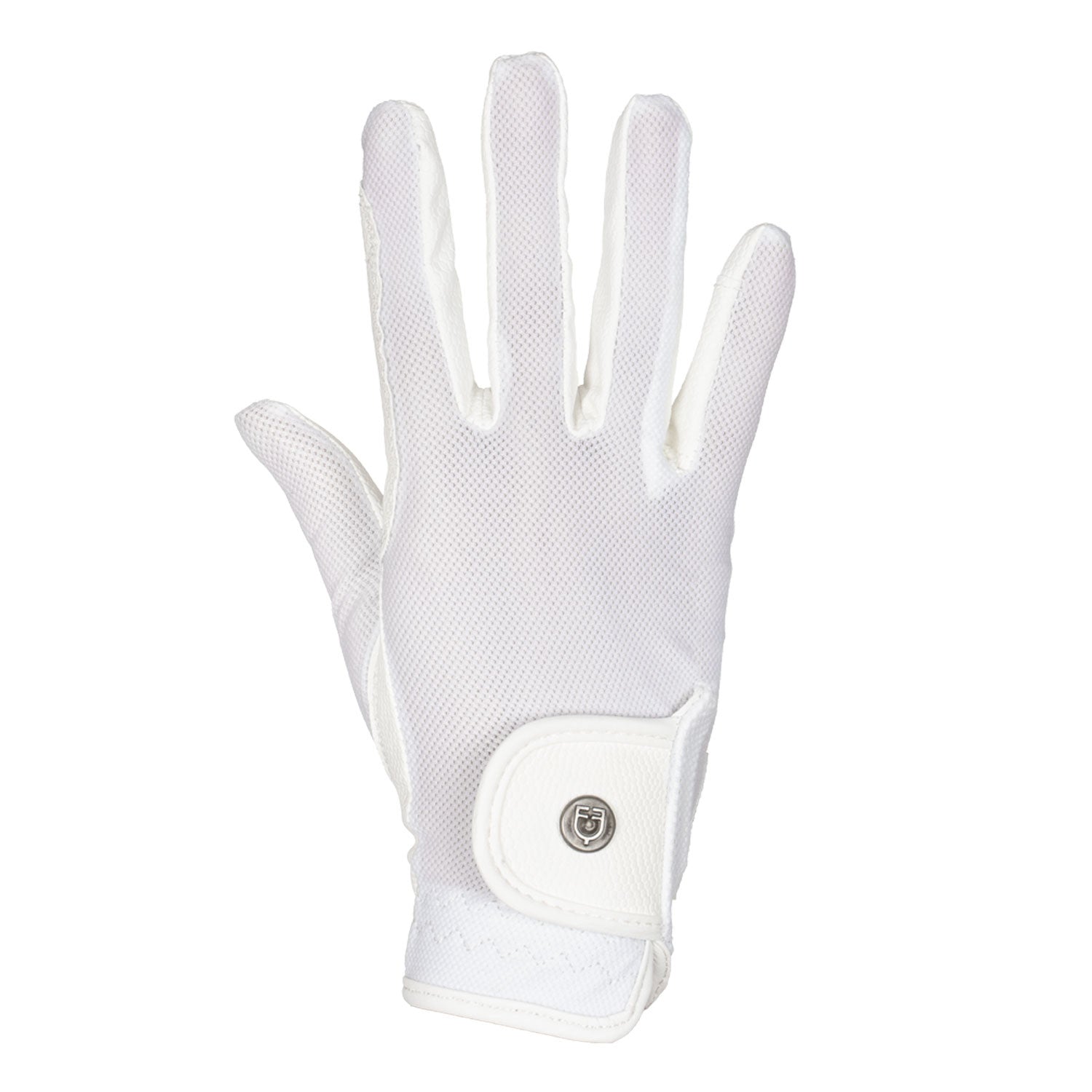 Unisex gloves in technical fabric and mesh.