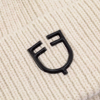 Unisex knitted texture wool beanie