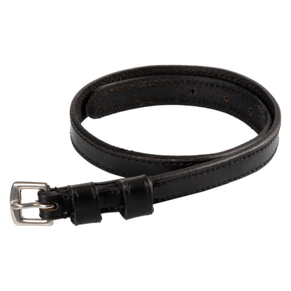 Spur straps with fixed loops.