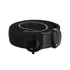 Elastic belt with black logoed buckle.