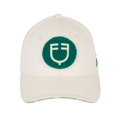 Baseball hat with sponge logo patch