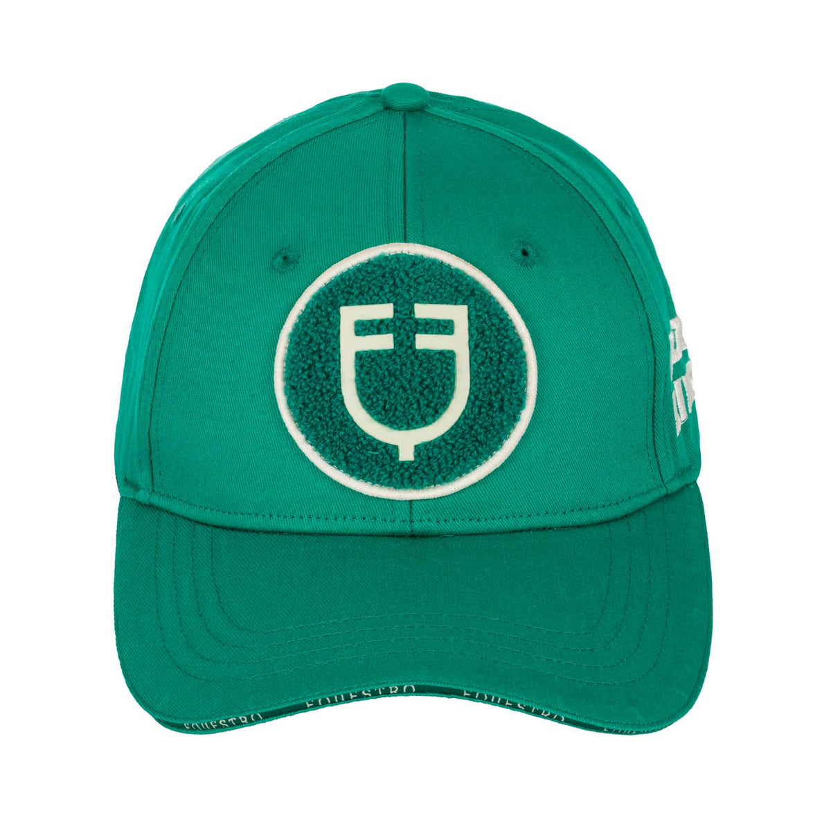Baseball hat with sponge logo patch