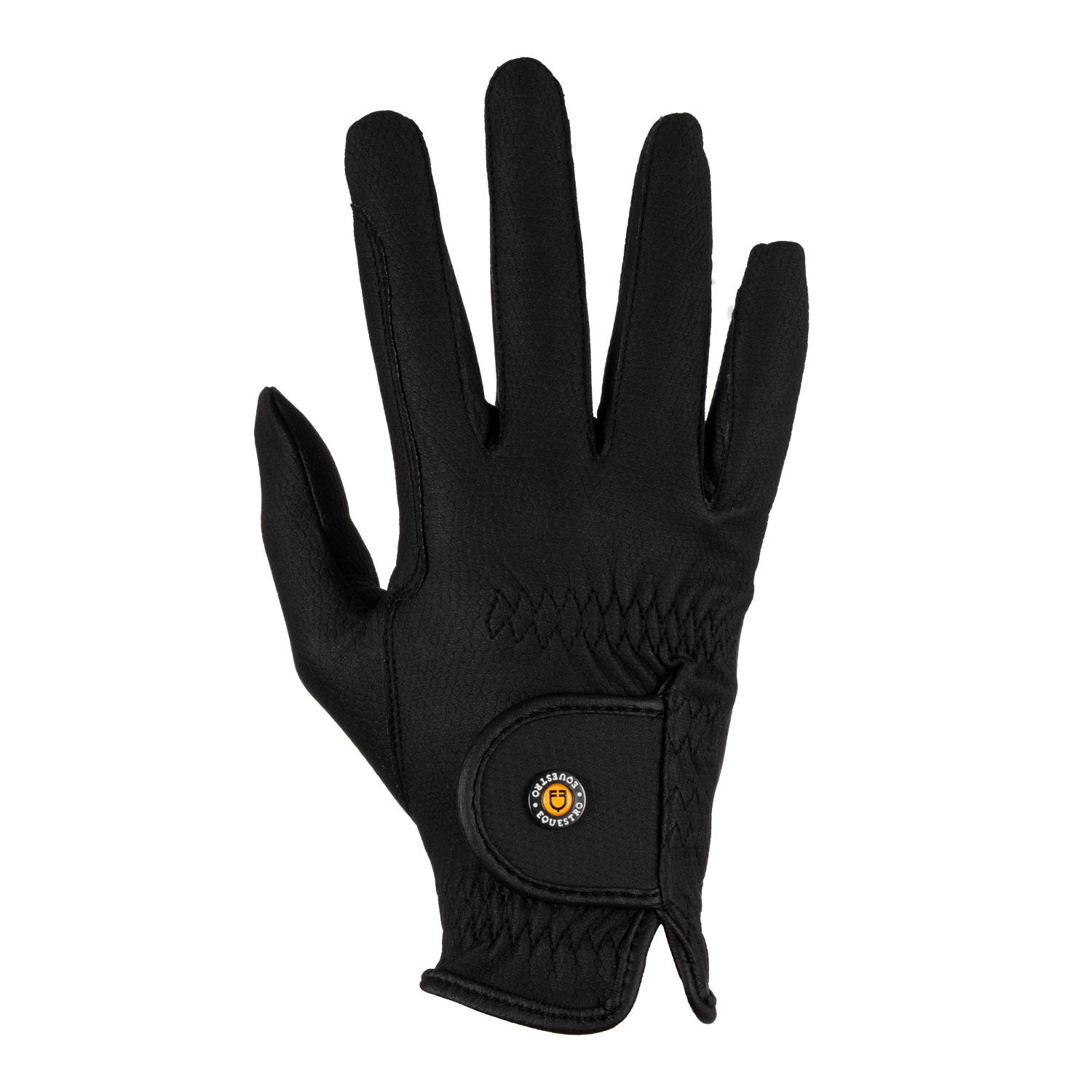 Unisex gloves in synthetic leather with tear-away closure.
