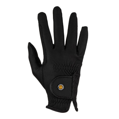 Unisex gloves in synthetic leather with tear-away closure.