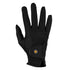 Unisex padded gloves in synthetic leather with hook-and-loop closure.