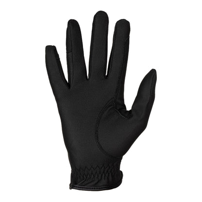 Unisex padded gloves in synthetic leather with hook-and-loop closure