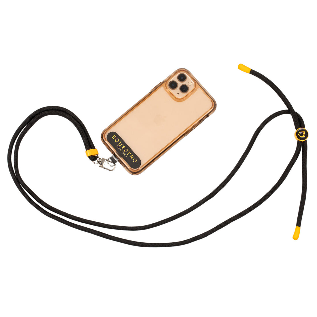Adjustable phone strap.