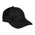 Unisex baseball cap in velvet-like fabric.