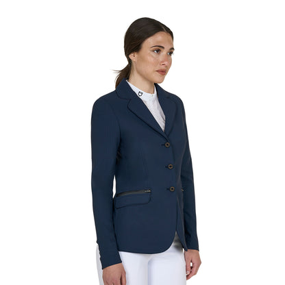 Equestro Ladies Competition Jacket Three Buttons Perforated Fabric