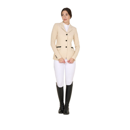 Equestro Ladies Competition Jacket Three Buttons Perforated Fabric