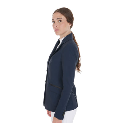 Equestro Ladies Competition Jacket Three Buttons Perforated Fabric