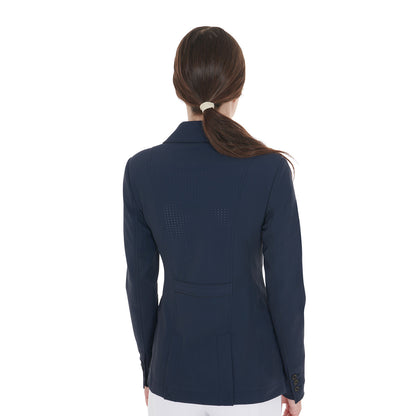 Equestro Ladies Competition Jacket Three Buttons Perforated Fabric