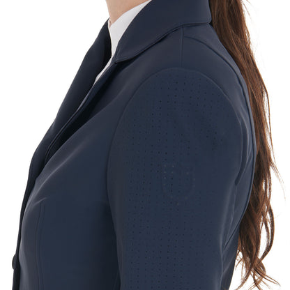 Equestro Ladies Competition Jacket Three Buttons Perforated Fabric