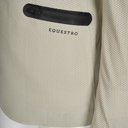 Equestro Ladies Competition Jacket Four Buttons Perforated Fabric