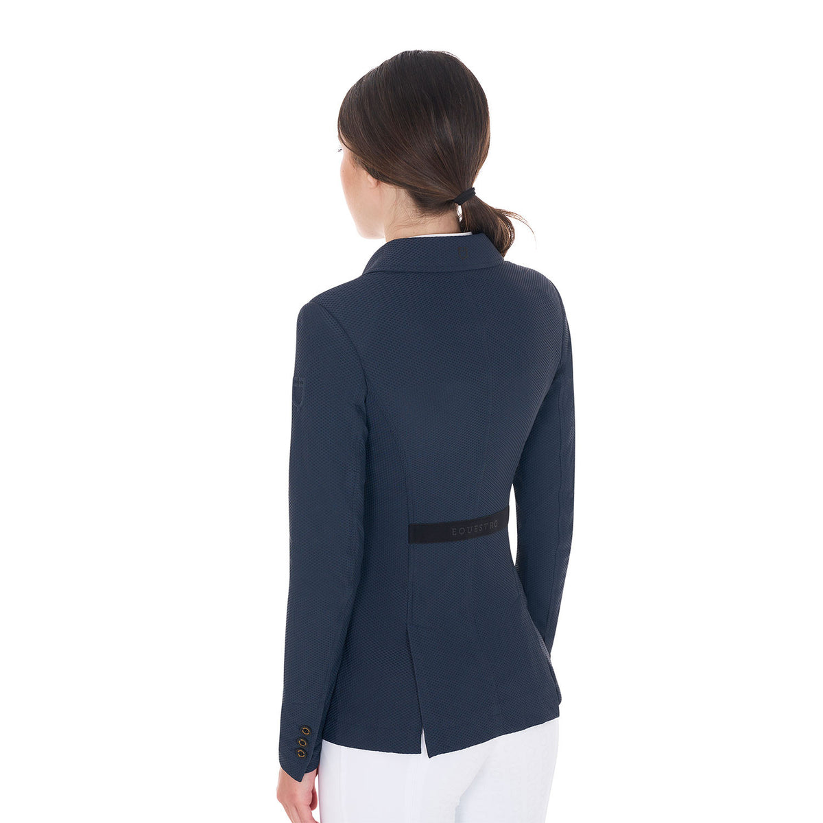 Equestro Ladies Competition Jacket Four Buttons Perforated Fabric